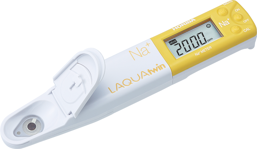 Horiba LAQUAtwin Natrium Ionen (Na+) Tester mit 2 Kalibrierpunkten und Temperatur Messung (Na-11)