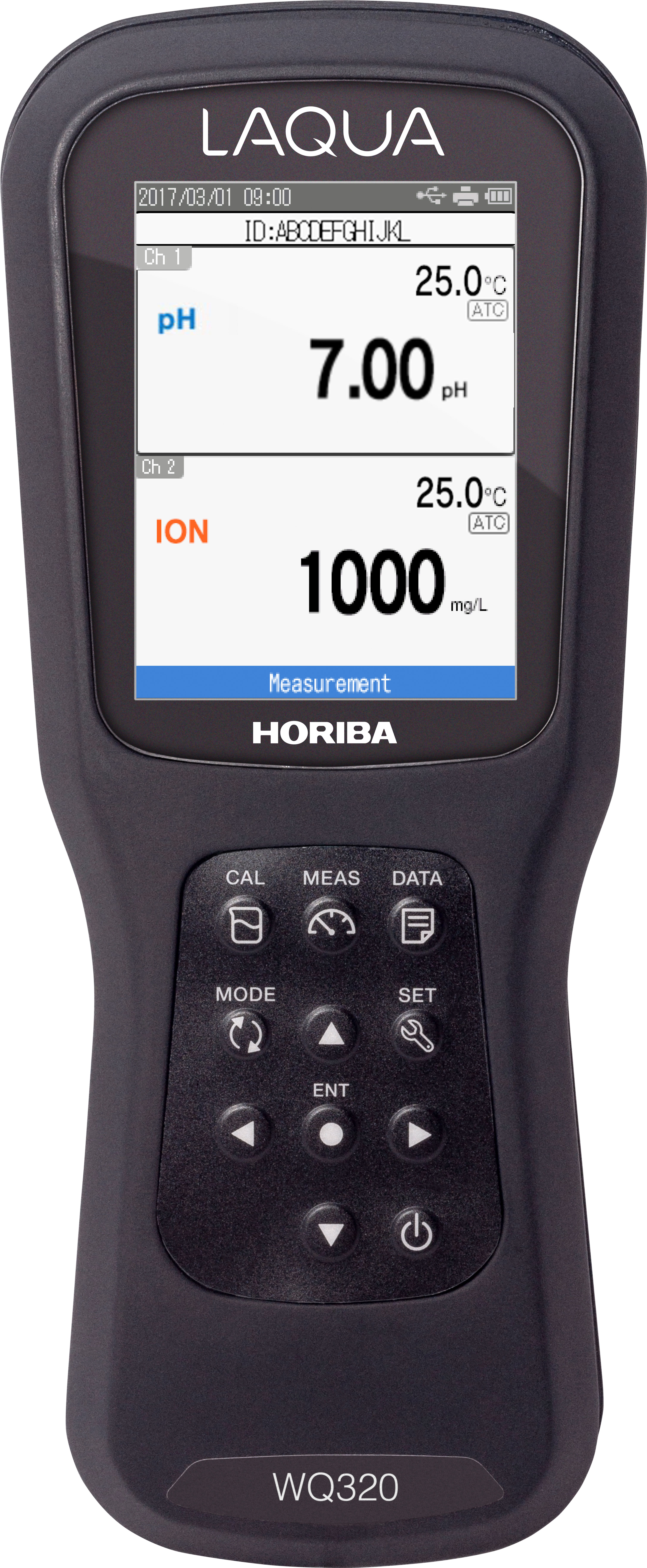 Horiba LAQUA WQ320-K – 2 channel professional measuring device for various parameters in analysis case