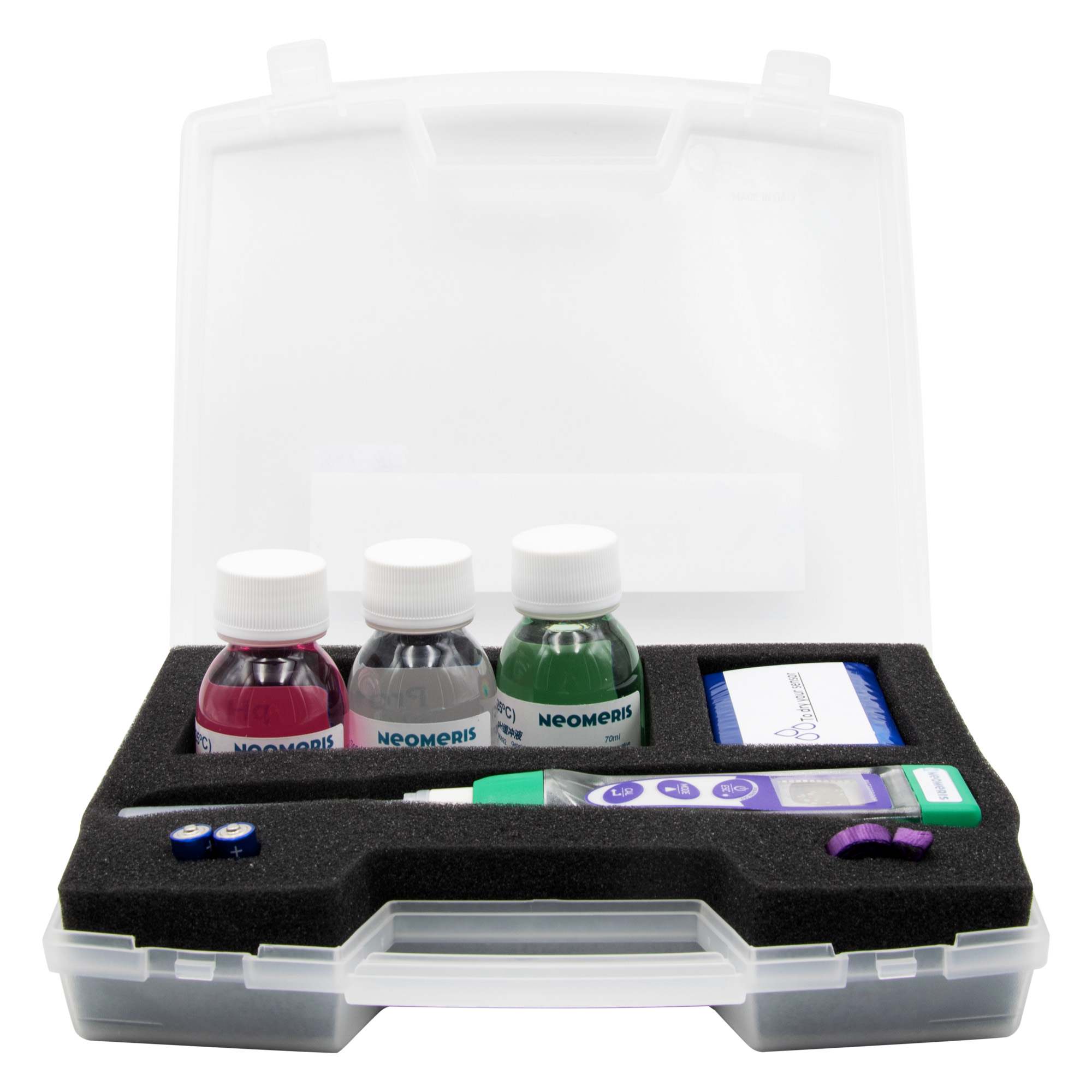 XS pH 5 Tester in carrying case – Hand tester for determining the pH value and temperature