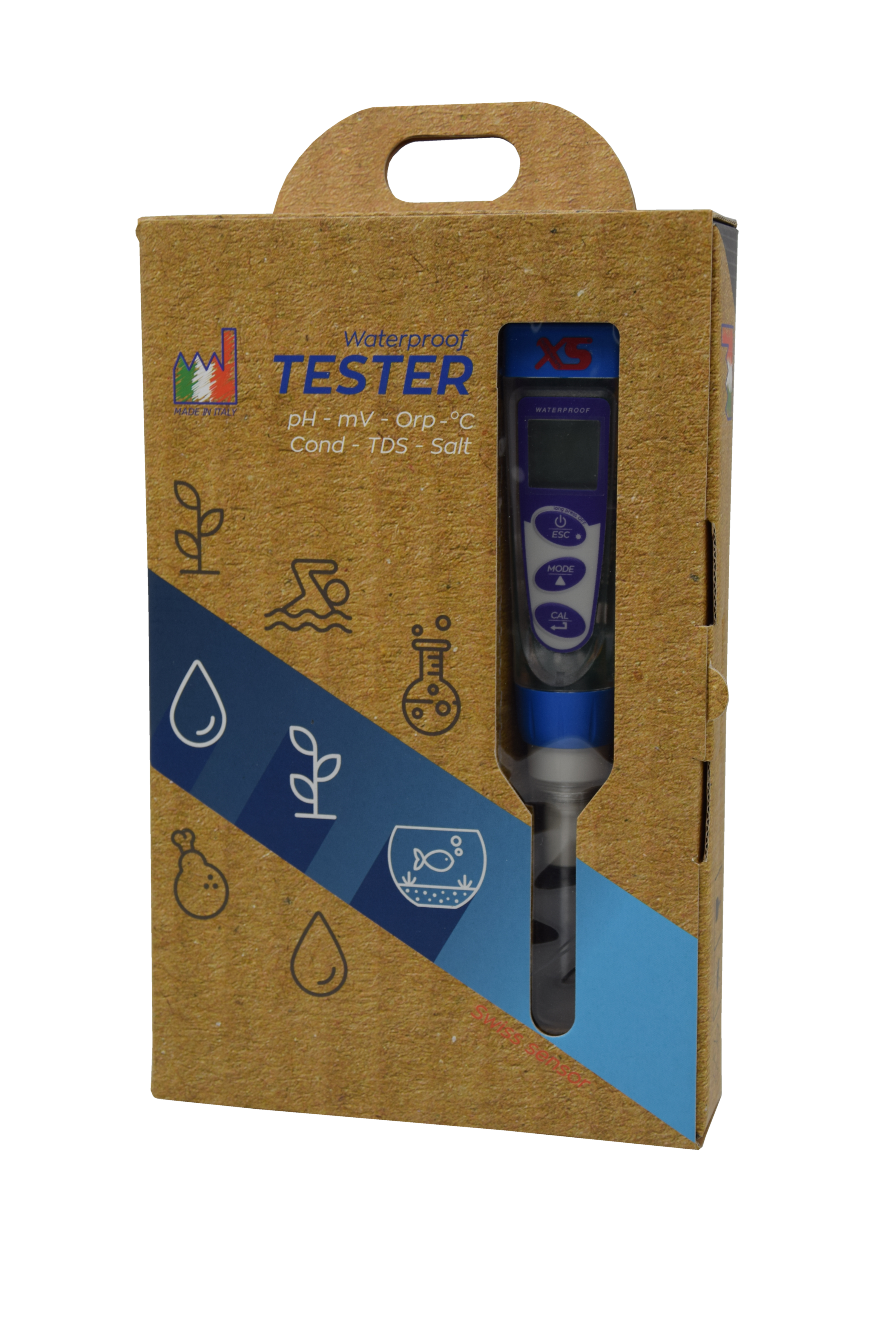 XS PC 5 Tester Kit – Quick tester for pH/mV/conductivity/TDS/salt/temp. measurement