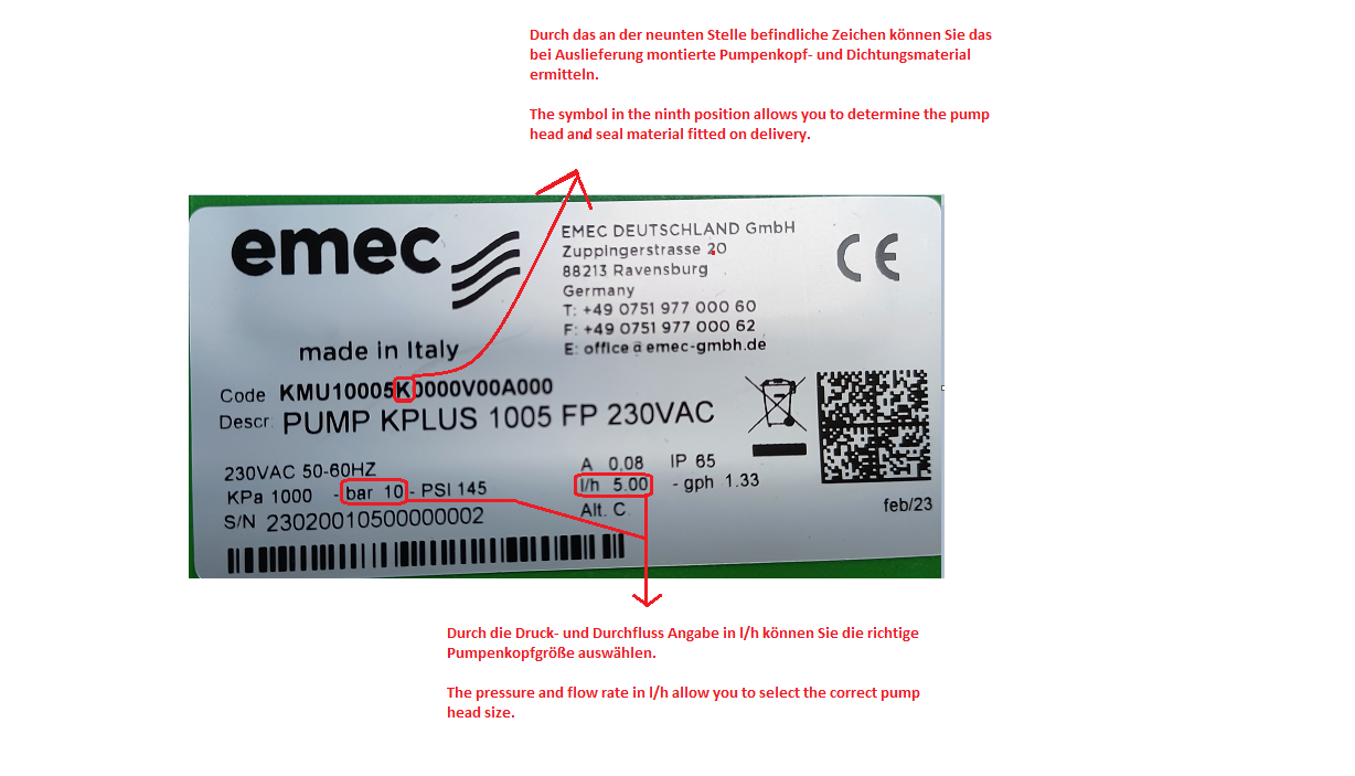 emec K-Plus Serviceset