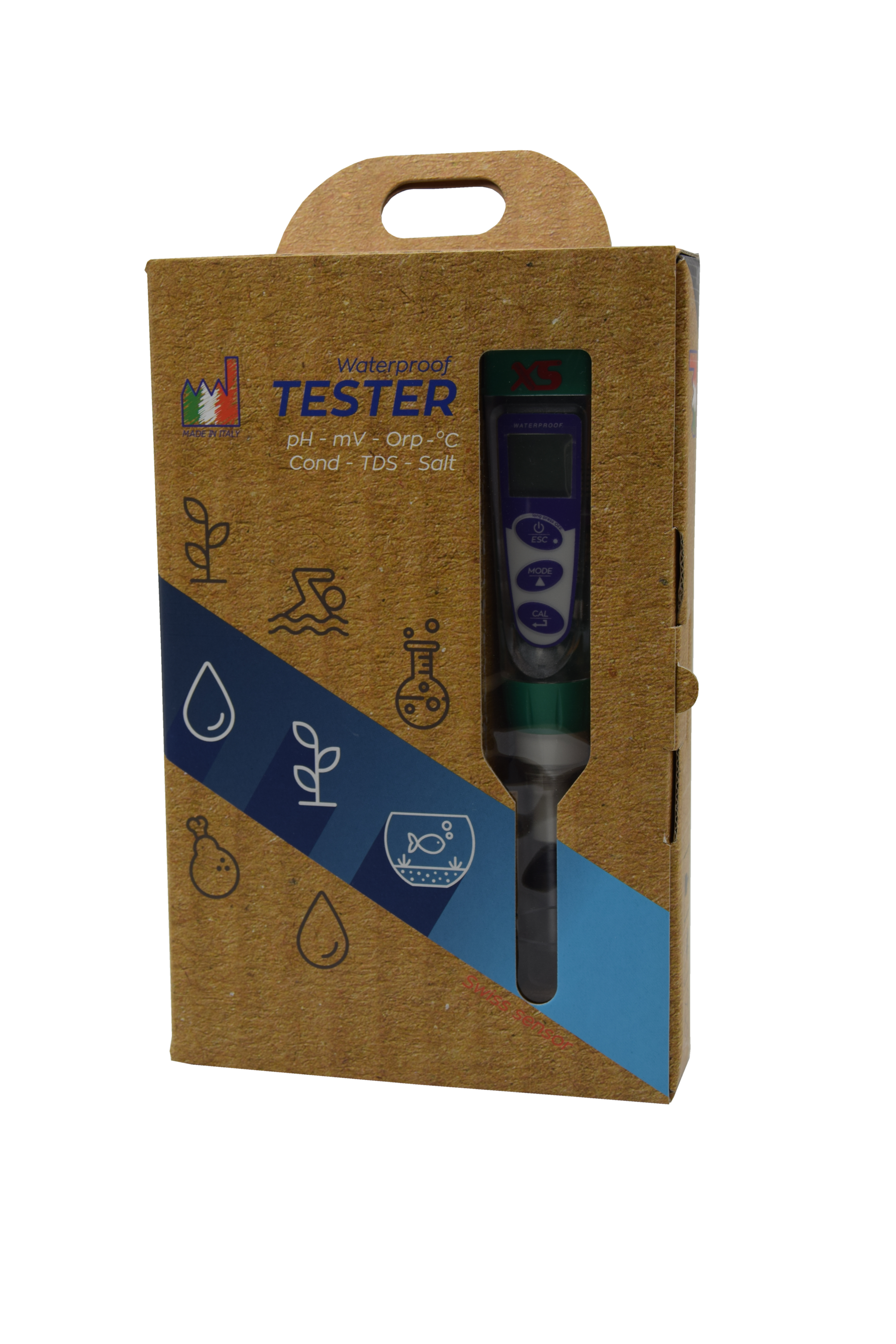 XS pH 5 Tester Kit – hand-held meter for determining the pH value and temperature