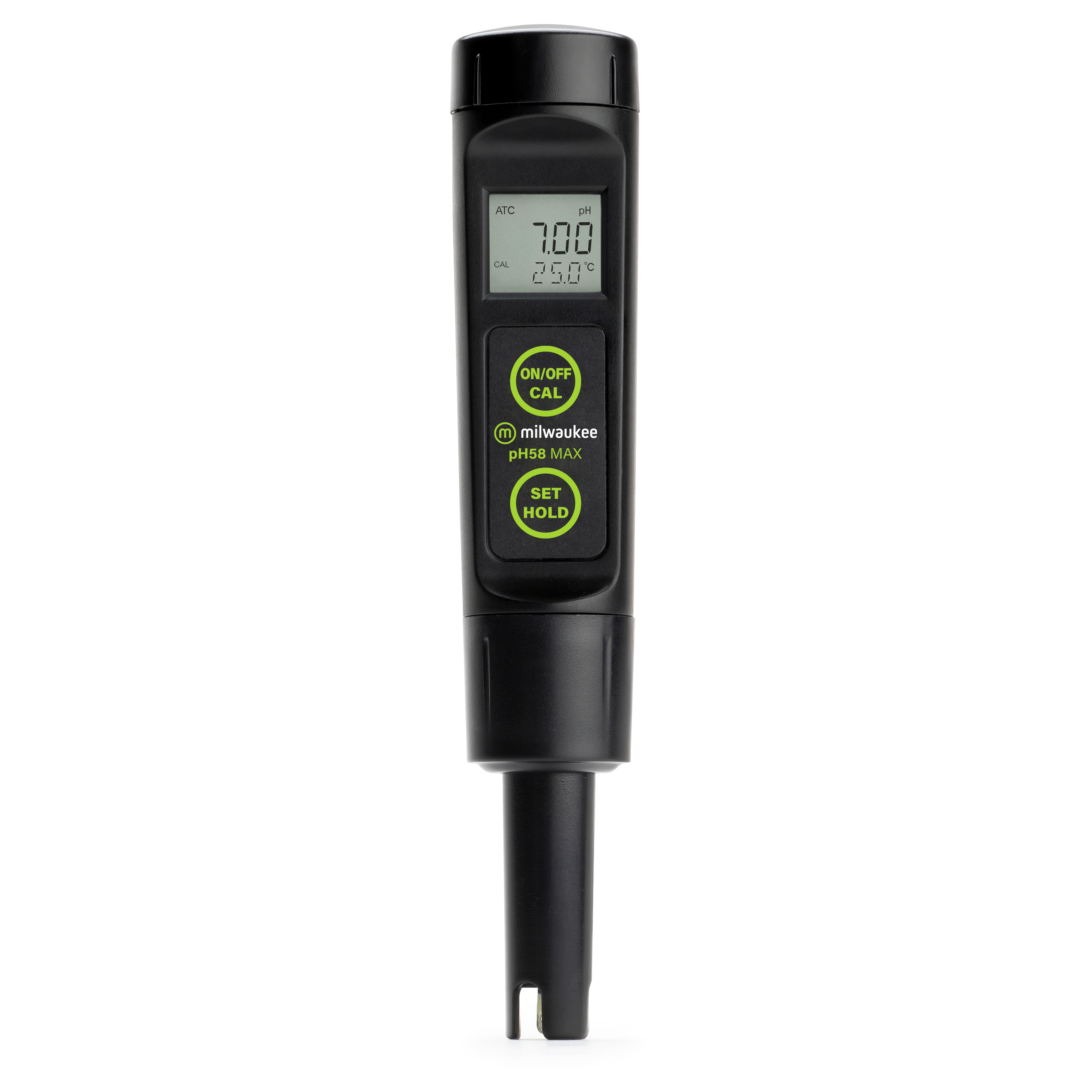 Milwaukee PH58 waterproof pH / ORP / Temperature Tester with automatic temperature compensation (ATC) and replaceable probe