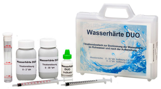 Wasserhärte DUO Titrationsbesteck