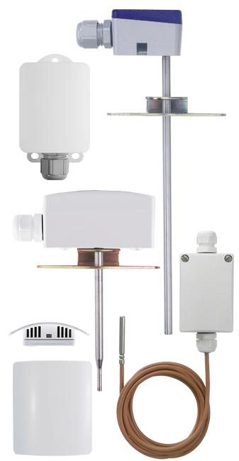 JUMO Wand-Widerstandsthermometer mit Außensensor Schutzart IP65