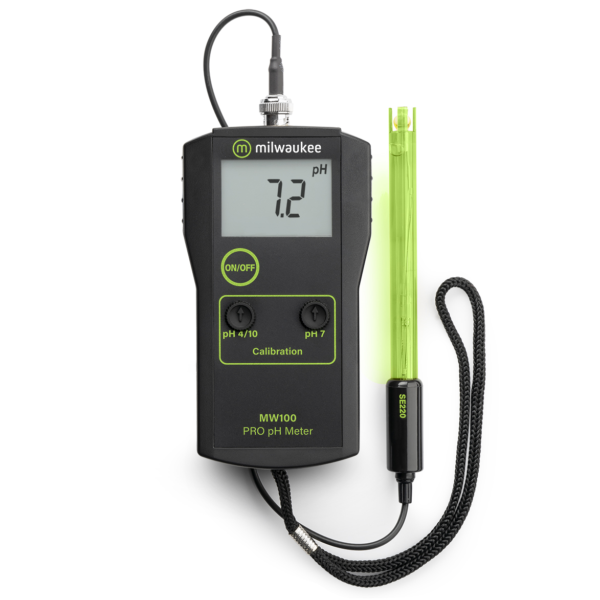 Milwaukee MW100 PRO portable pH meter for fast and reliable results