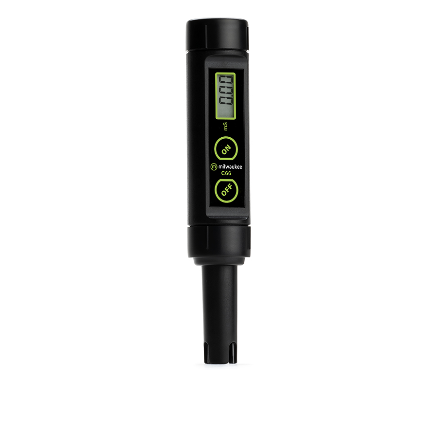 Milwaukee C66 high range waterproof Conductivity Pen with ATC and replaceable electrode