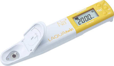 Horiba LAQUAtwin Sodium Ion Tester (Na+) with 2 calibration points and temperature measurement (Na-11)