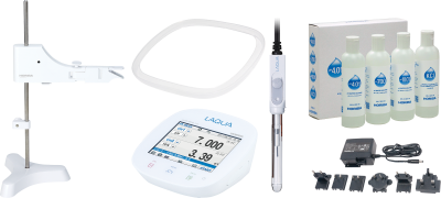 Horiba F-73A-S, Dual Channel pH/ORP/Ion/Temperature Laboratory-Meter Starter-Set with Touchscreen